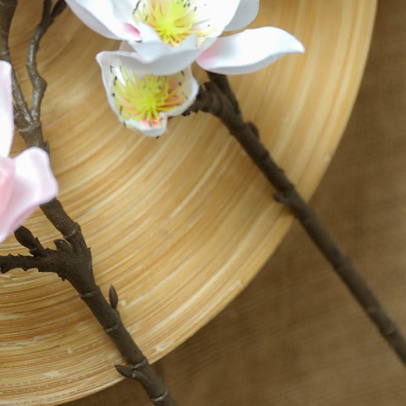 Bryllupsdekoration silke blomster orkidé magnolia bryllup kunstige blomster til boligindretning