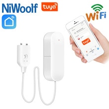Tuya Wifi Water Lekkage Detectoren Water Valve Sensor Compatibel Met Tuyasmart/Smart Leven App