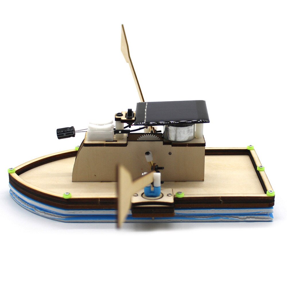 DIY Solar Powered Boot Modell Roboter Paddel Boot Schiff Wissenschaft Experiment Hände-auf Boot Kid Pädagogisches Spielzeug Kit: Default Title