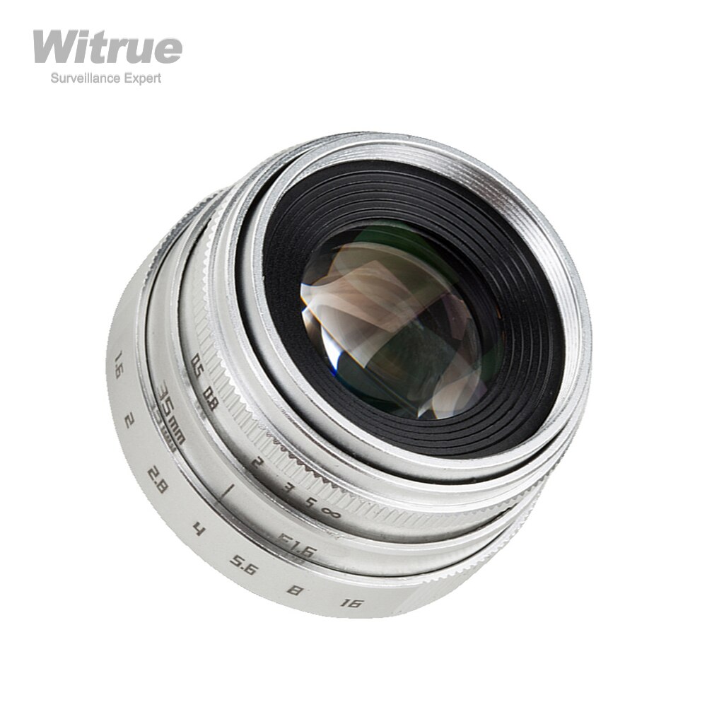 Nowy przyjeżdża FUJIAN 35mm obiektyw aparatu C mocowanie F1.6 18 stopni