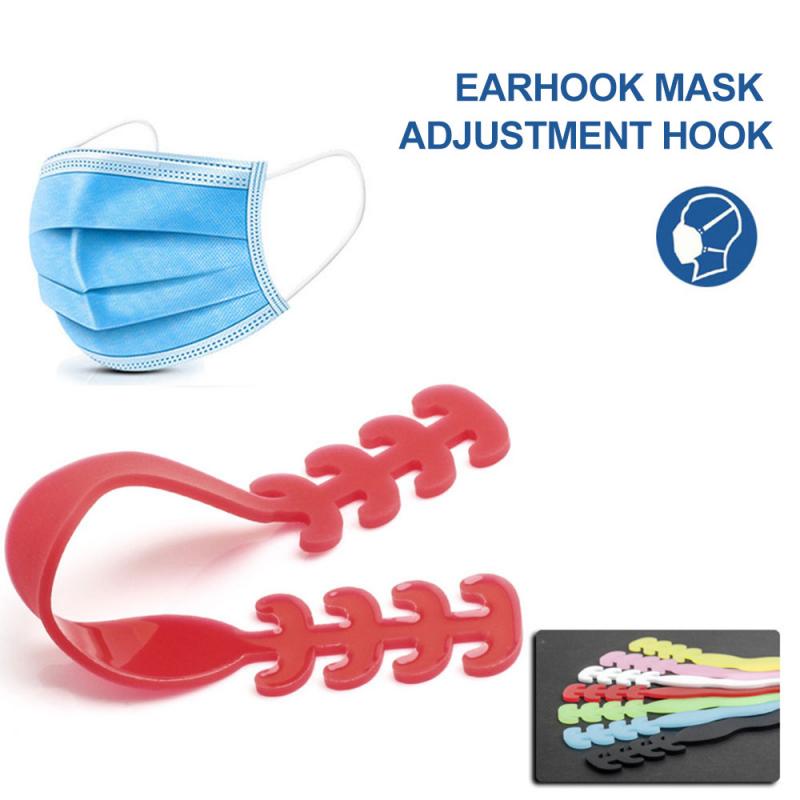 10 pçs máscara ganchos unissex moda conjunto máscaras de rosto seguro gancho de orelha universal conveniente extensão fivela de borracha fixo gancho quente