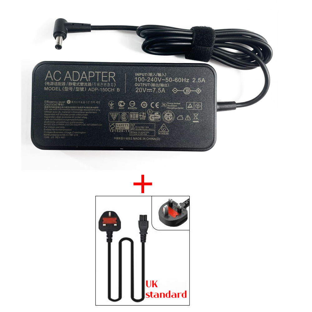 20v 2.4a 7,5 w Laptop AC Adapter Ladegerät für Asus Rog Strix G512L G531GD G531GT G512li G713ih G713 G531GD: YELLOW