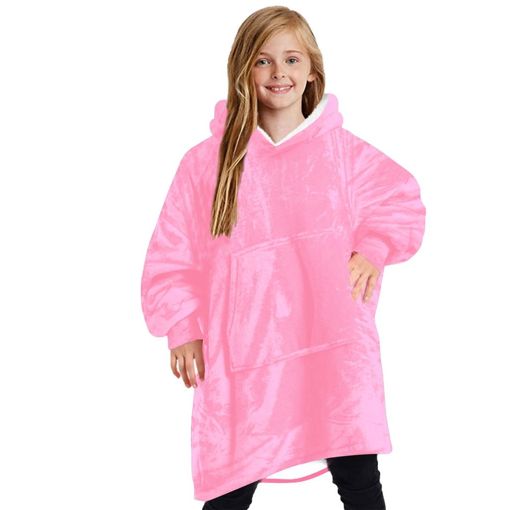 Tv Fleece Deken Hooded Winter Sweatshirt Voor Kinderen Dekens Kids Badjas Sofa Gezellige Deken Warmable