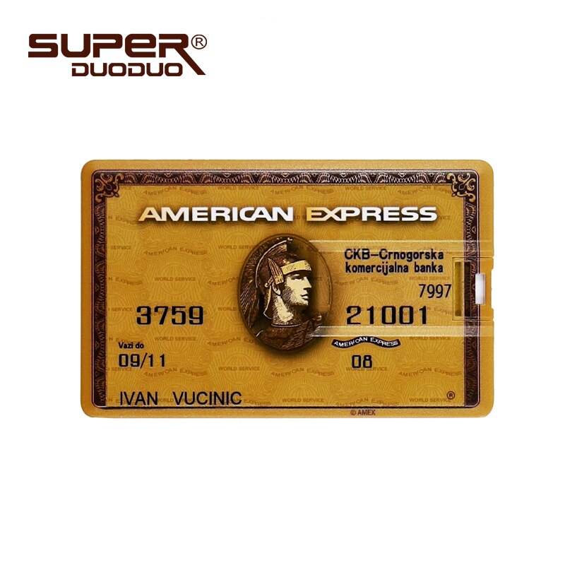 Carta di credito Master carte di credito visa American Express USB Flash Drive pen Drive 64GB 32G 8G 16G usb banca scheda di Memoria Spiedi drive pen: 4gb / M3 GOLD