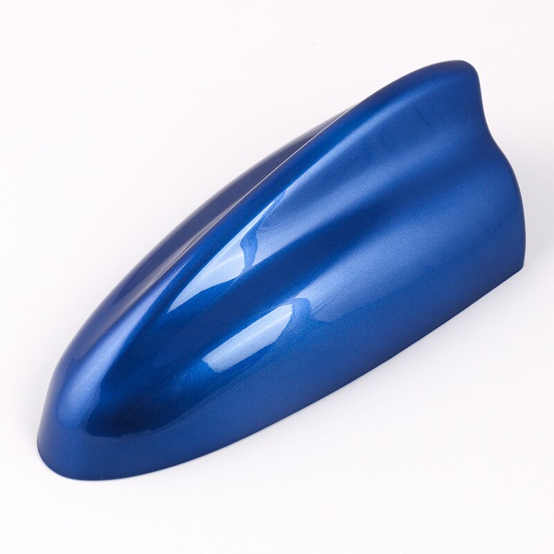 Universal Car Shark Fin Antenna Gold Silver Car Radio Aerials Car Roof Antenna For Auto Modification Exterior Parts: Blue