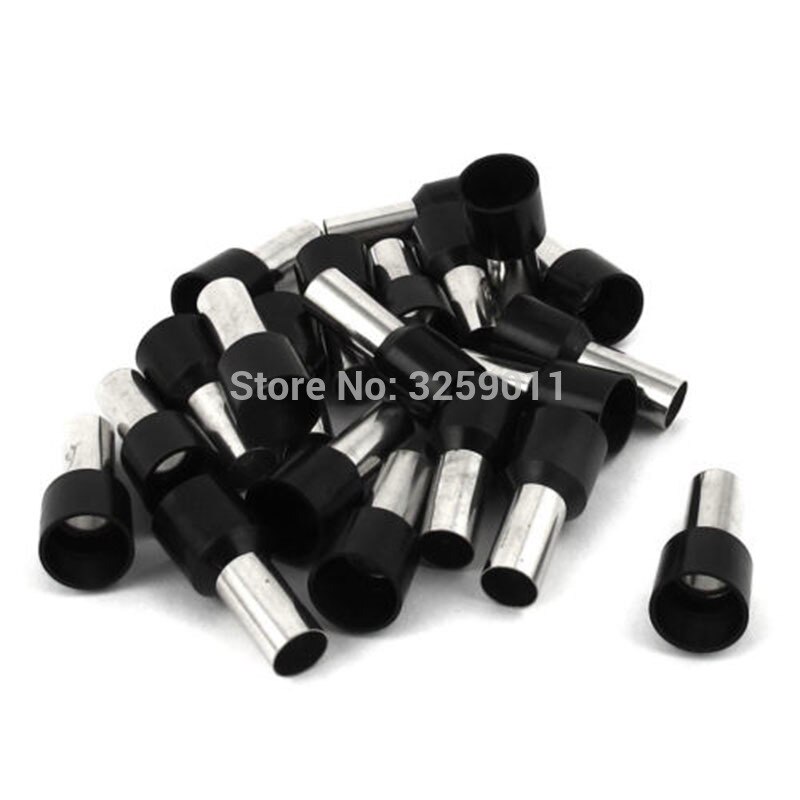 50 st  e16-18 elektrisk krimpning rörformig förisolerande kopplingsplint ledningskontakt kabel sladdändhylsa  ev16-18 awg 5 18.0mm