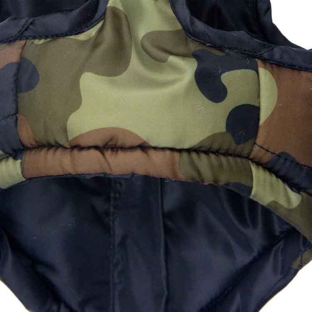 1 stk cool camouflage hund bomuld vest vandtæt tyk lynlås hund frakke jakke tøj varm vinter udendørs tøj kæledyr forsyninger