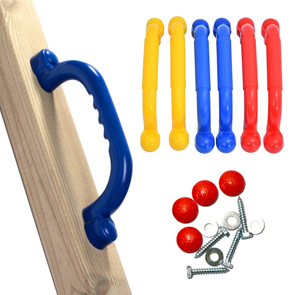 1 Paar Playhouse Grab Bar Entertainment Gym Installeren Vervangende Onderdelen Kids Klimmen Pp Swing Handgrepen Handgrepen