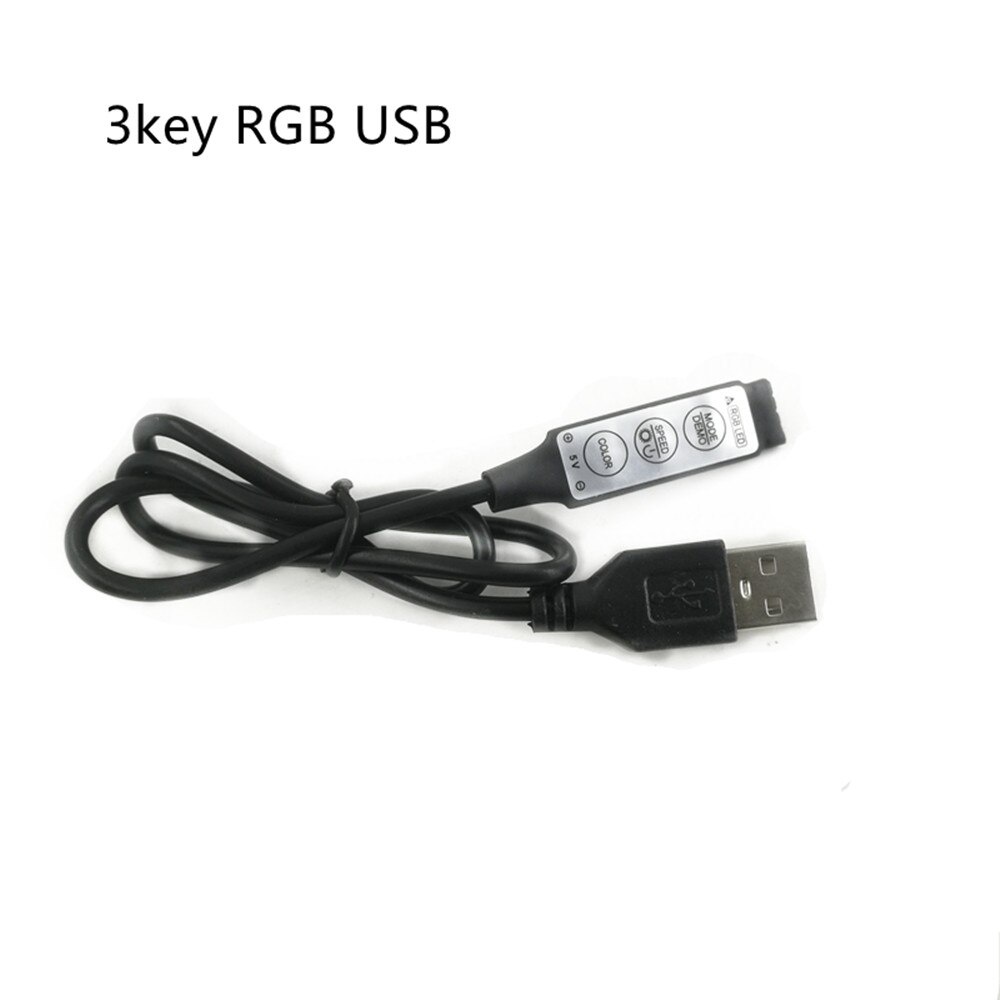 Dc 5V Usb Led Rgb Controller Mini 3 Sleutels Dimmer 24Key 44key Ir Afgelegen 17 Toetsen Rf Draadloze Afgelegen controle Voor Usb Rgb Led Strip
