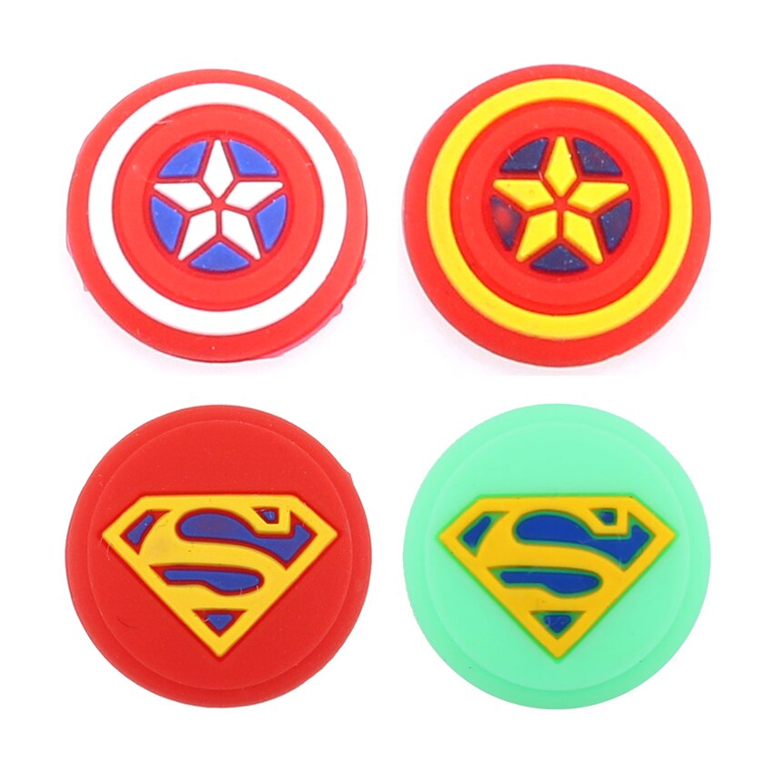 JCD 4PCS Silicone Analog Thumb Stick Grip Caps For Nintend Switch NS JoyCon Controllers Joy-Con Joypad Joystick Cover Case: Type 13