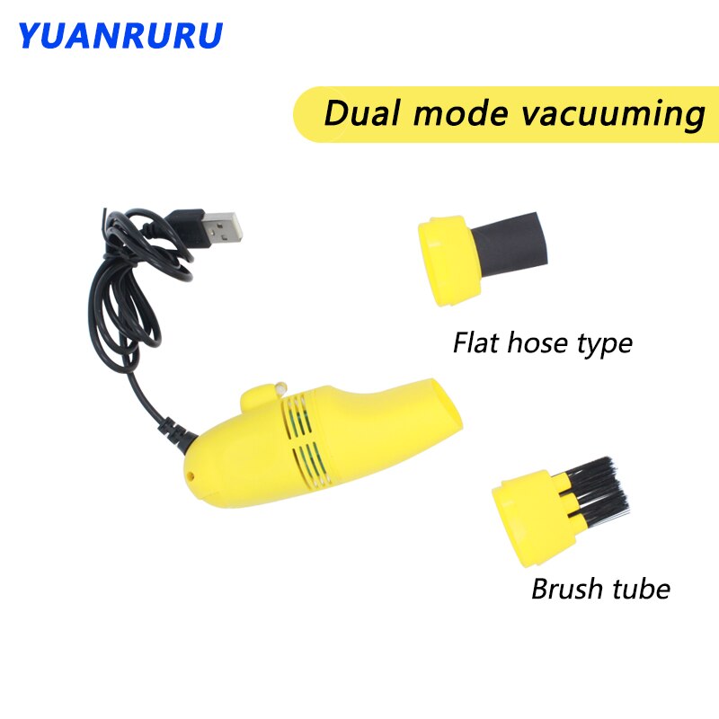 Mini Computer Vacuum USB Keyboard Brush USB Keyboard Cleaner Computer Vacuum Cleaning Kit Tool Remove Dust Cleaning Brush