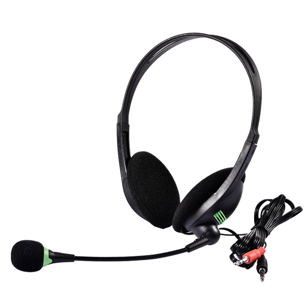 USB Headset With Microphone Noise Cancelling Computer PC 3.5mm Headset Lightweight Wired Headphones For PC /Laptop: A