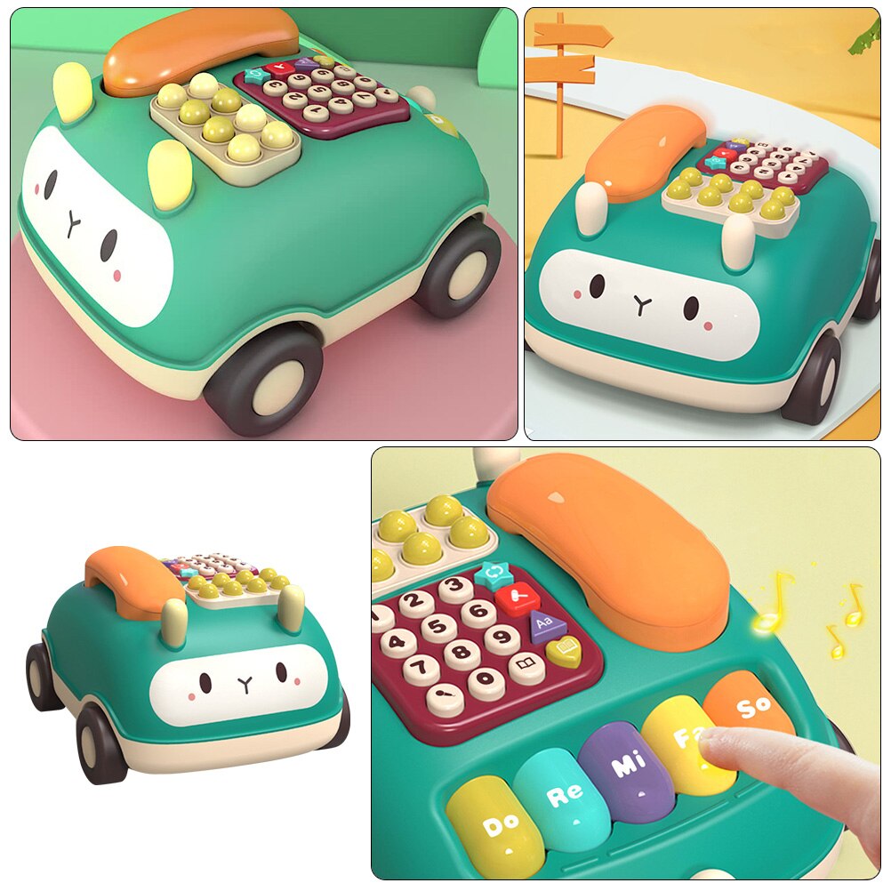 Spielzeugtelefon aus kunststoff, multifunktionales telefon