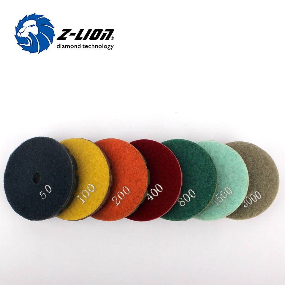Z-LION Diamant De Hand Polijsten Pad Foam Backed Glass