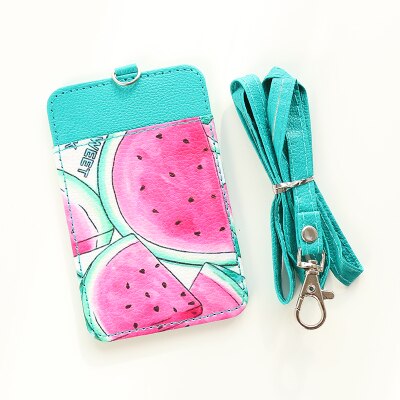 Fresh Style Fruits Patterns PU Leather Card Bus Card Name Business Cards Holder Office & School Supplies: 11