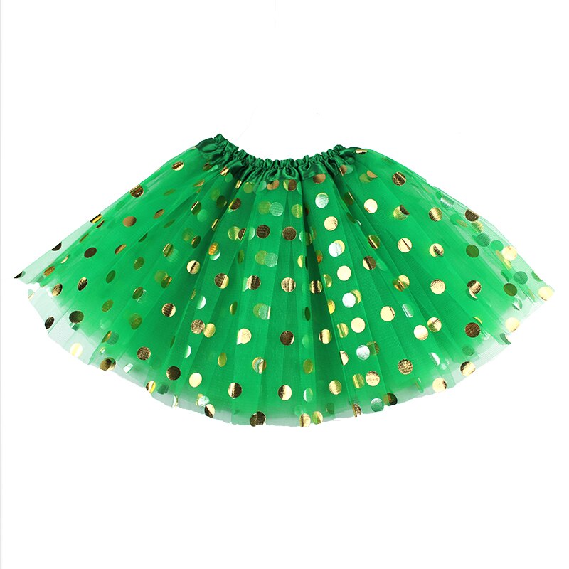 St Patrick Dag 3 Lagen Green Tulle Pettiskirt Dans Ballet Tutu Voor Meisje