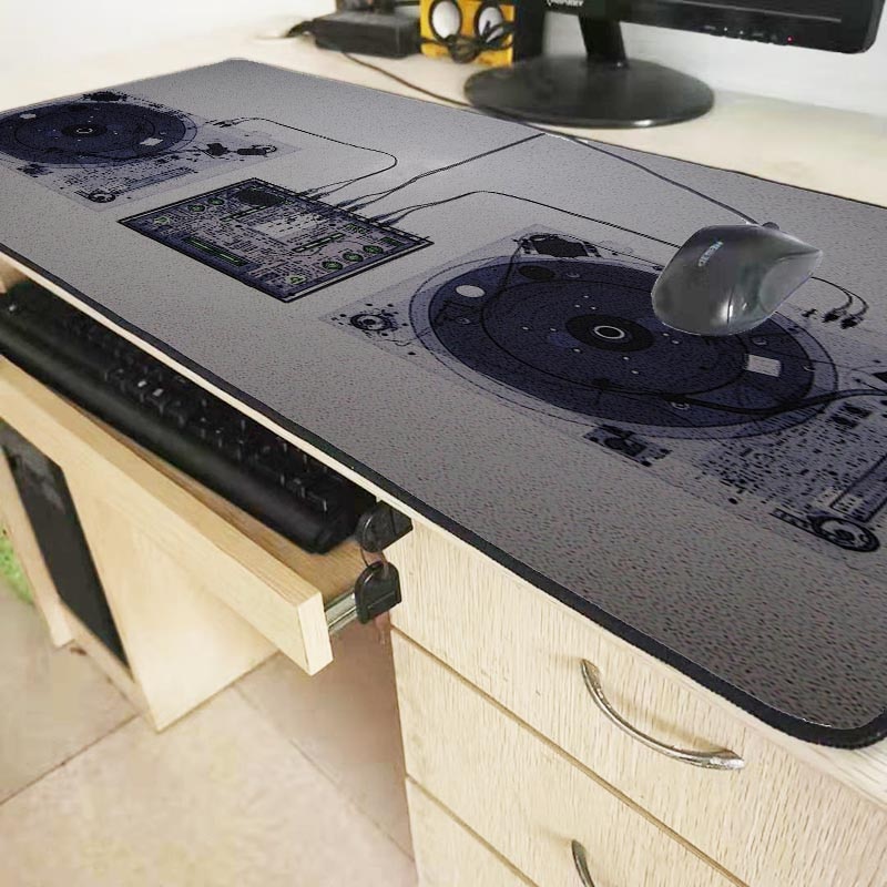 Mairuige DJ Hand Drive Pad Notebook Computer Mouse Pad High-end Gaming Large Mouse Pad Lock Edge Mouse Mat for CSGO DOTA LOL