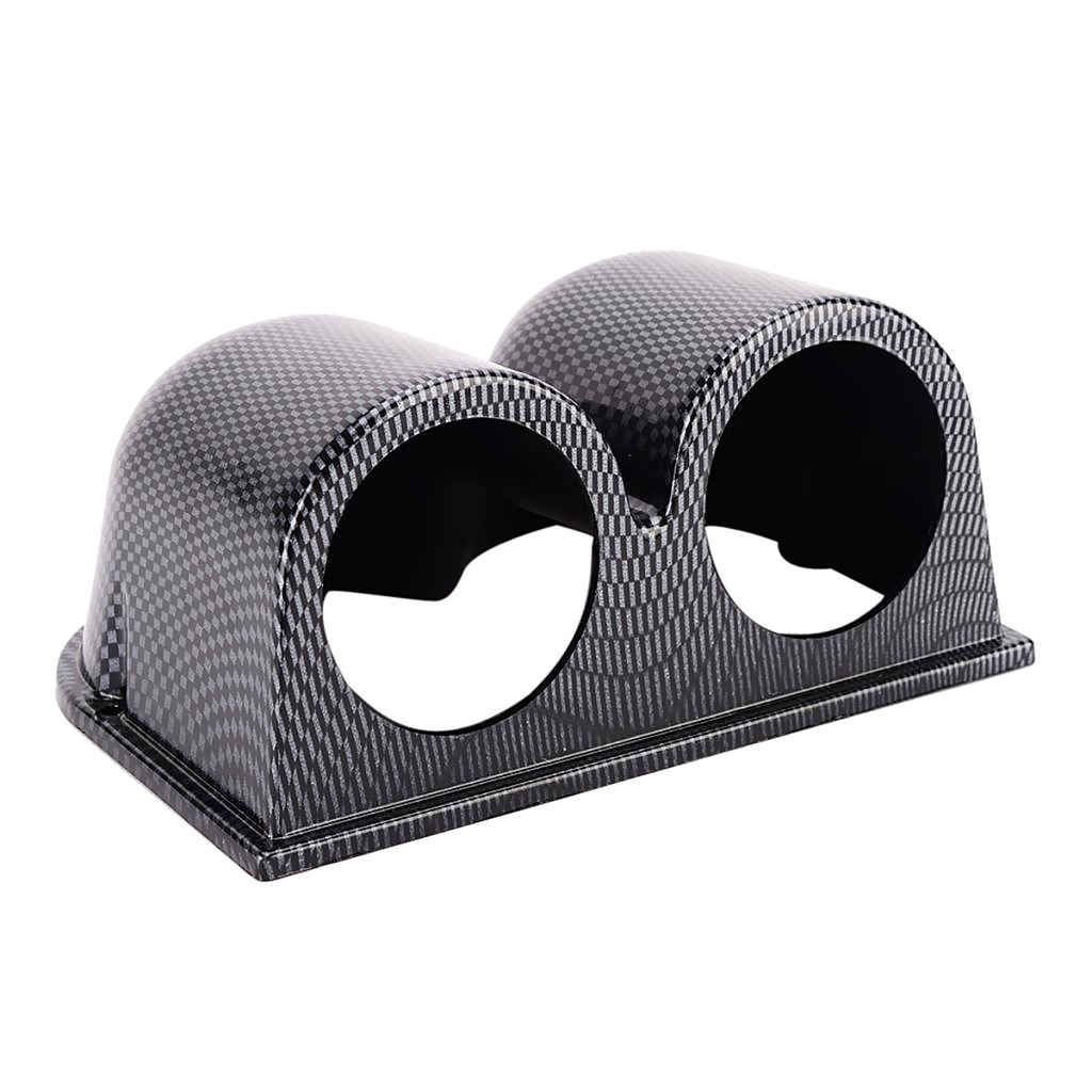 Carbon Fiber 52mm Gauge Holder Pod – Fits 1989-1994 Eclipse GSX Turbo 1G DSM, Glossy Finish