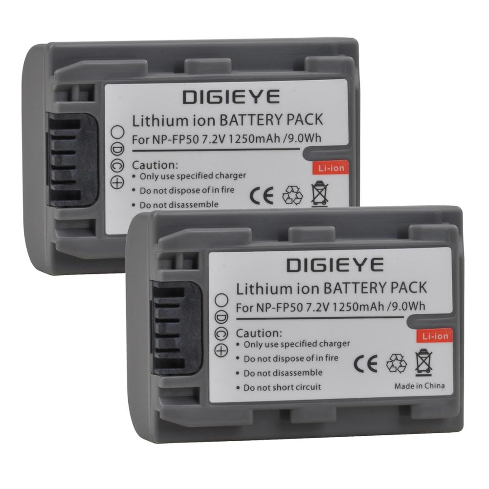 NP-FP50-batería NPFP50 NP FP50, para Sony NP-FP30, NP-FP50, NP-FP60, NP-FP70, Sony NP-FP71, SX40R, SX41, HC20, HC21