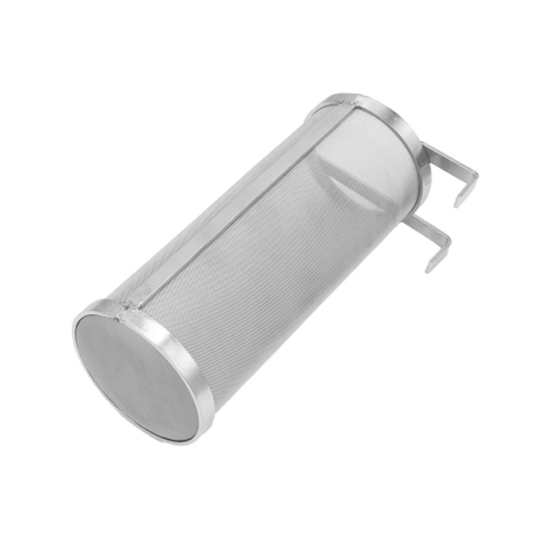 4" x 10" 304 Stainless Hop Spider Filter Strainer 300 Micron Mesh Homebrew Beer Wine