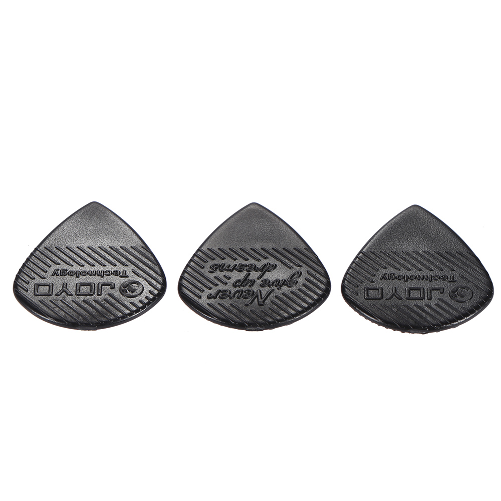 5 stks Plastic Driehoek Vorm Gitaar Plectrum 3 stks in Zwart 2 stks in Oranje