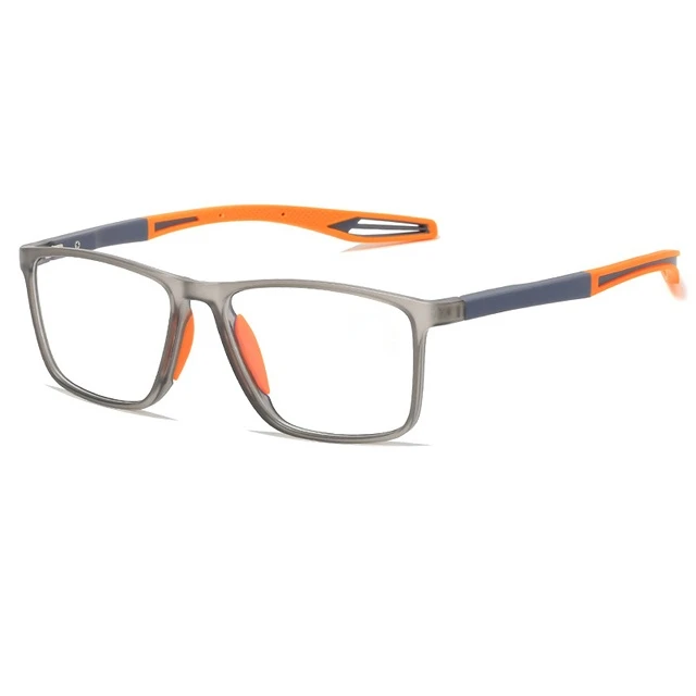 TR90 Sport Lesebrille Ultraleicht Anti-blau Licht Presbyopie Brillen Frauen Männer Weit Sicht Optische Brillen Dioptrien Bis + 4,0: Black / 0