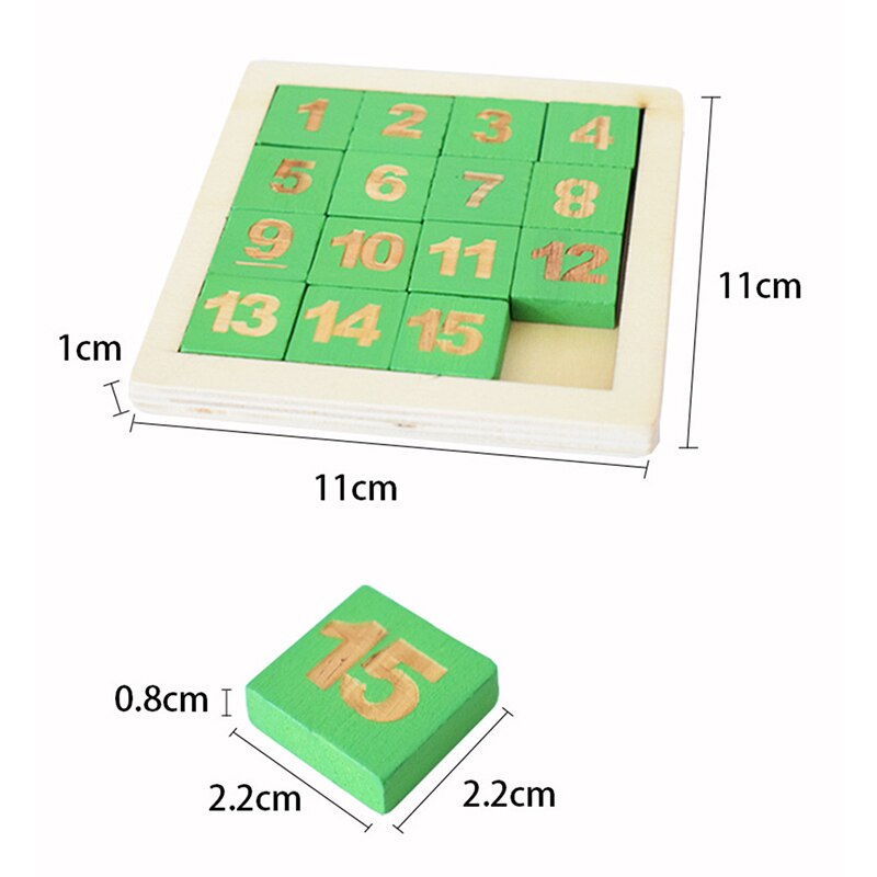 Houten Digitale Huarong Dao Intelligentie Speelgoed Voor Kind Vroege Jeugd Onderwijs Voorschoolse Training Leren Sliding Math Puzzels