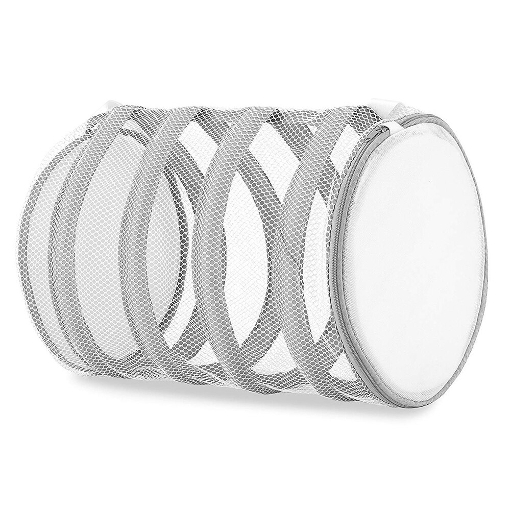 Protective With Hanging Loops Storage Washing Net Machine Polyester Drying Laundry Durable Shoe Wash Bag Zipper Closure Cleaning