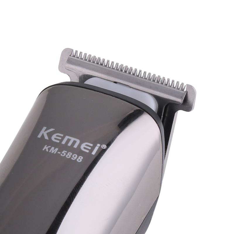 Kemei km -5898 11 in 1 grooming kit för hårsalong herr tvättbar och laddningsbar hårtrimmer