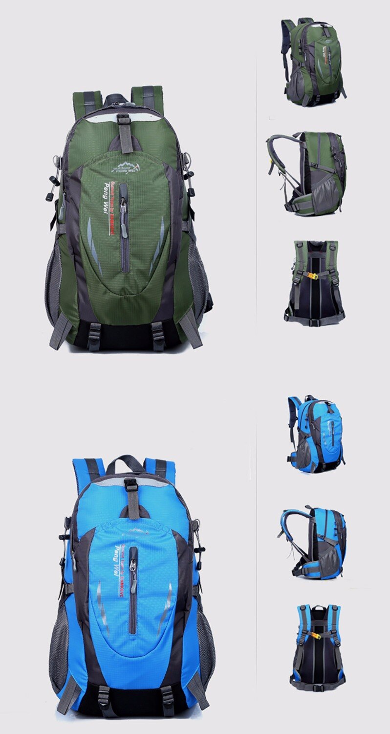 Rugzak Camping Wandelen Rugzak Sporttas Outdoor Rugzak Trekk Mountain Climb Apparatuur 45L Mannen Vrouwen