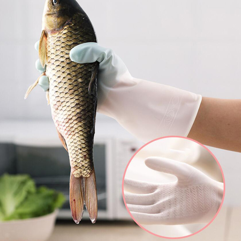 Guantes de cocina para lavar platos, manoplas de goma para lavar la ropa, guantes de limpieza para platos