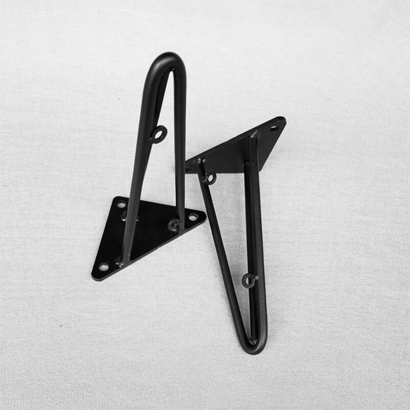 Retro Iron Black Triangle Wall Bracket Fixed Tray Shelf Wood Metal Bracket Wall Shelf for Microwave Hardware Accessories