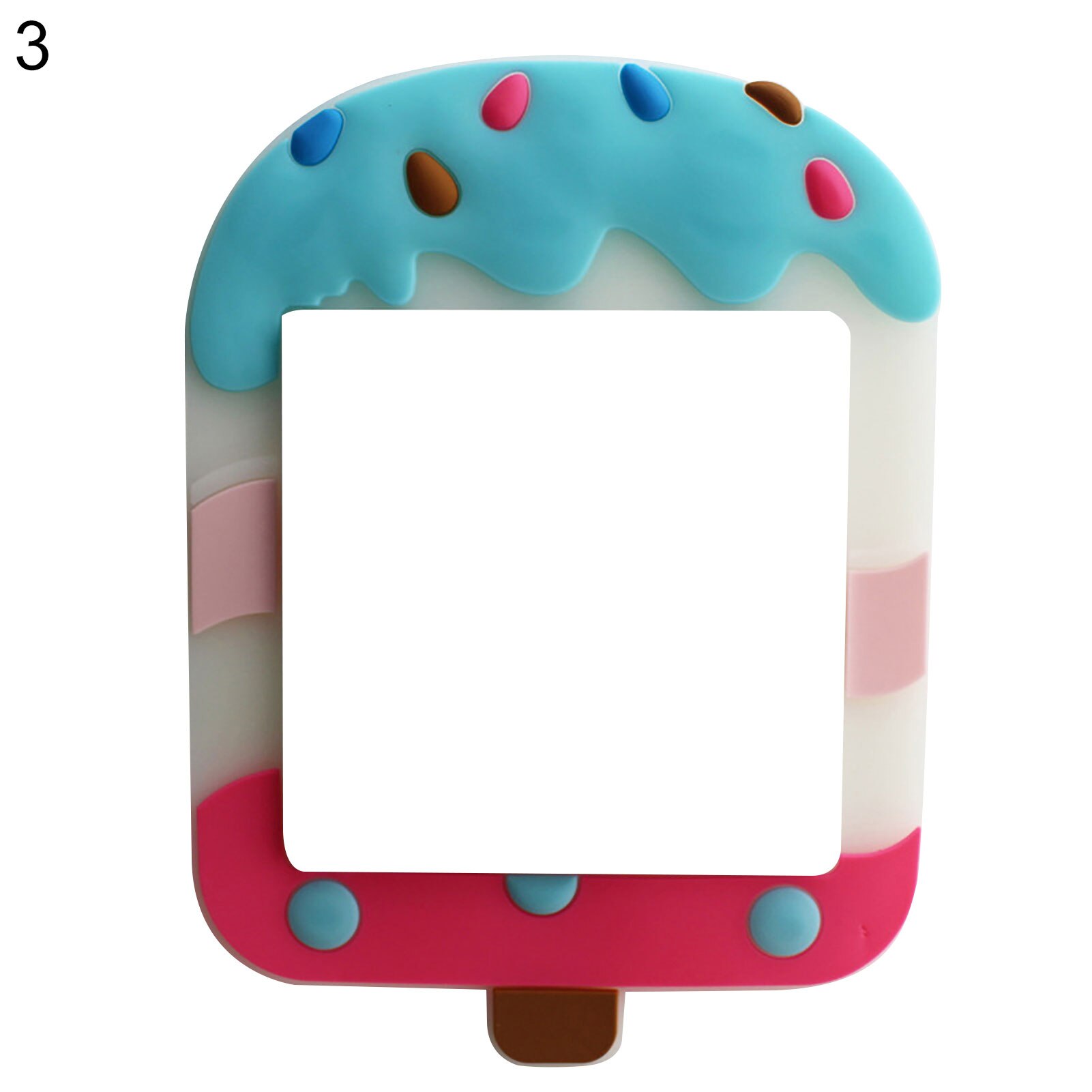 Thuis Cartoon Zachte Lichtgevende Siliconen Muur Switch Sticker Slaapkamer Socket Cover Voor Woonkamer, Slaapkamer: 3