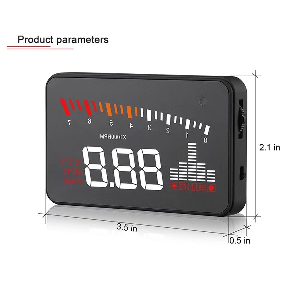 Head-Up Display Auto Mounted Display Auto Speed Head-Up Up Projector Smart Auto Mounted Display Universele