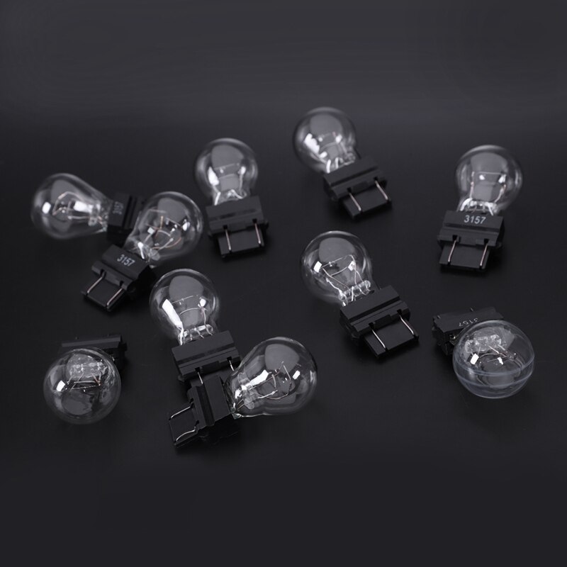10x 3157 Bright Light Bulbs Tail Brake Backup Reverse S8 Signal Lamp Turn Signal