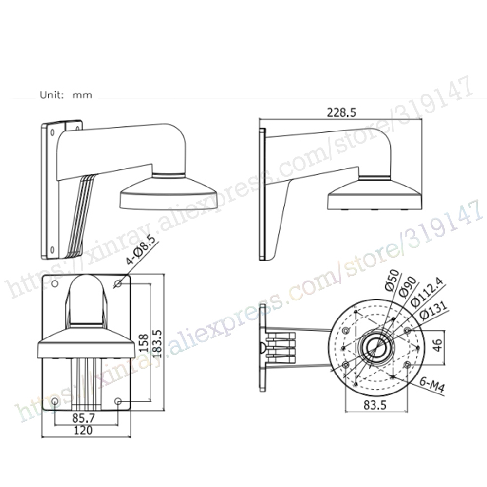 Hikvision Beugel DS-1273ZJ-140