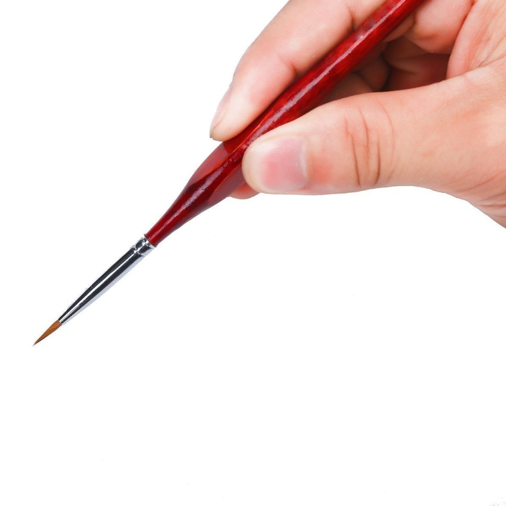 MEEDEN Sable Hair Paint Brush Set - 7 Miniature Art Brushes for Drawing Gouache Oil Painting Brush Art Supplies