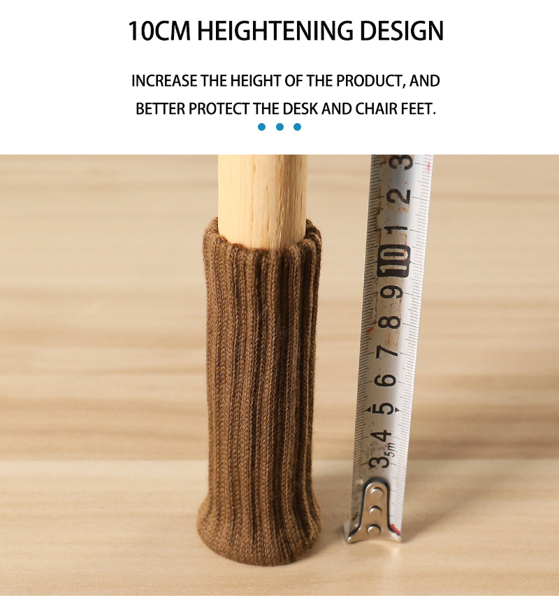 24 stuks meubelvoeten gebreide beschermers stoelpoten vloer antislipkussens tafelpoten sokken voor vloerbeschermers stoelkussens hoezen