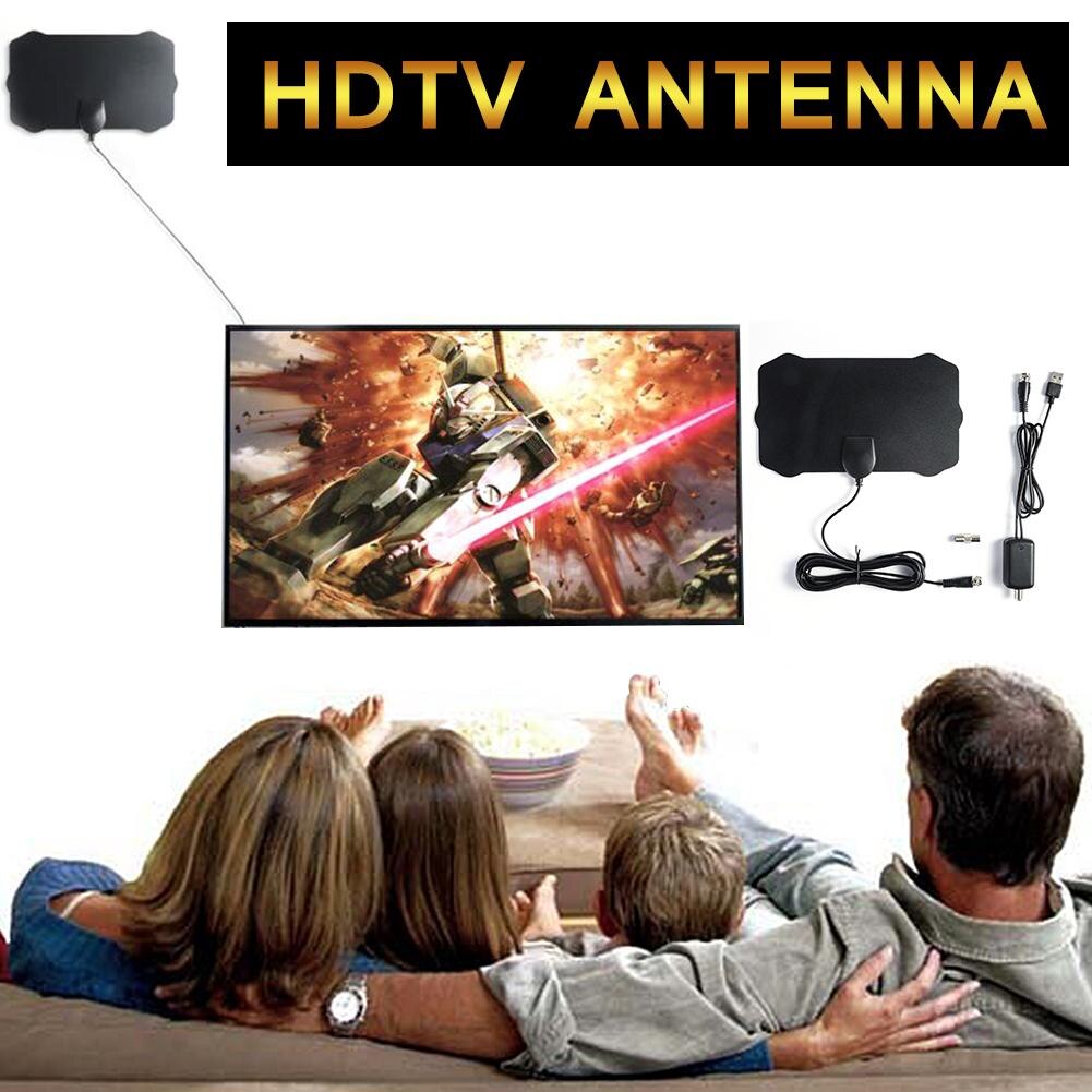 120 Mijl Antena 1080P Digitale Hdtv Indoor Tv Antenne Met Versterker Signaal Booster Tv Radius Surf Vos Hd Tv antennes Antenne