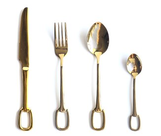 Black Dinner Spoons 6 Pieces, Kyraton 21.5cm Stainless Steel Titanium