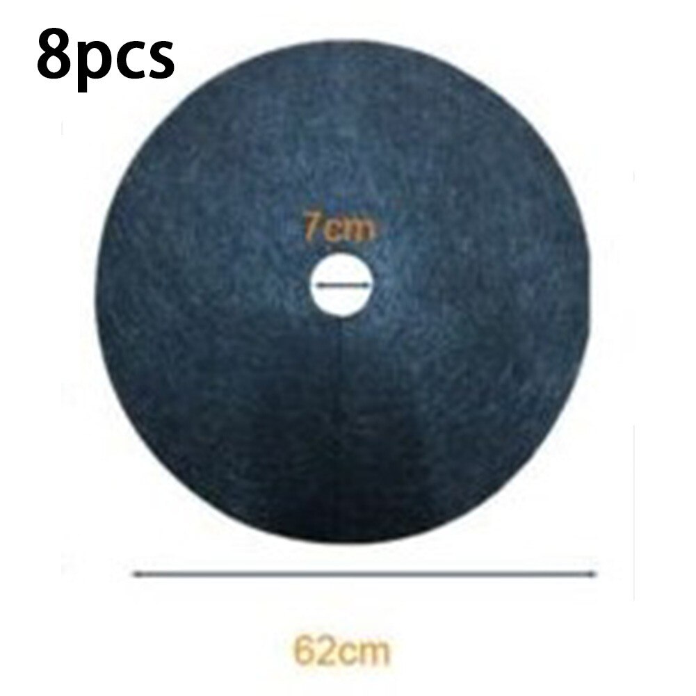 8/10pcs Tree Rings Non-woven Cloth Mulch Tree Protector Control 32/42/62CM Non-woven Fabric Cloth Tree Ring Barrier Tree Rings