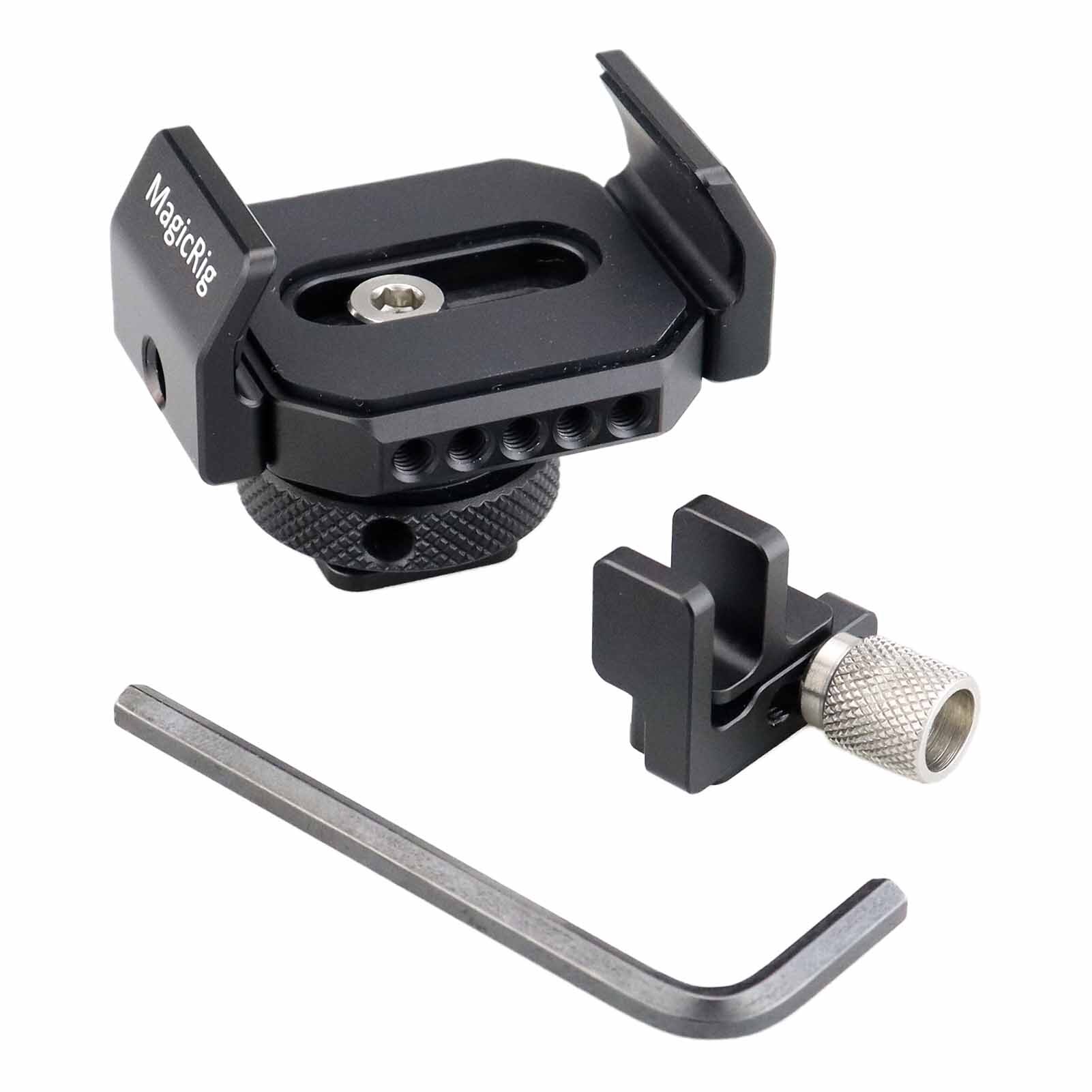 Magicrig Camera Full Kooi Voor Bmpcc 6K Pro Met Arri Lokaliseren Gat &amp; Koude Schoen, voor Blackmagic Pocket Cinema Camera 6K Pro: SSD mount clamp 03