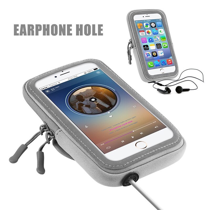 per Ulefone P6000 più di 6 pollici Impermeabile sport tutto'aria Aperta Corsa e jogging Da Polso Supporto Del Telefono mobile per Ulefone di Alimentazione 6 6.3" borsa bracciale