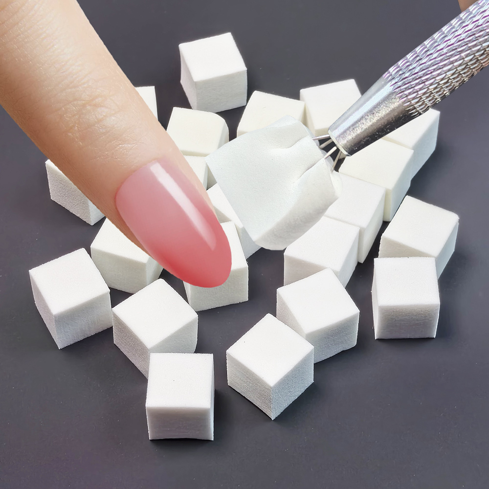 Esponjas para uñas ombré, esponjas suaves para decoración de uñas con bolígrafo de agarre, cepillo para uñas ombré, herramientas profesionales para uñas, suministros de accesorios