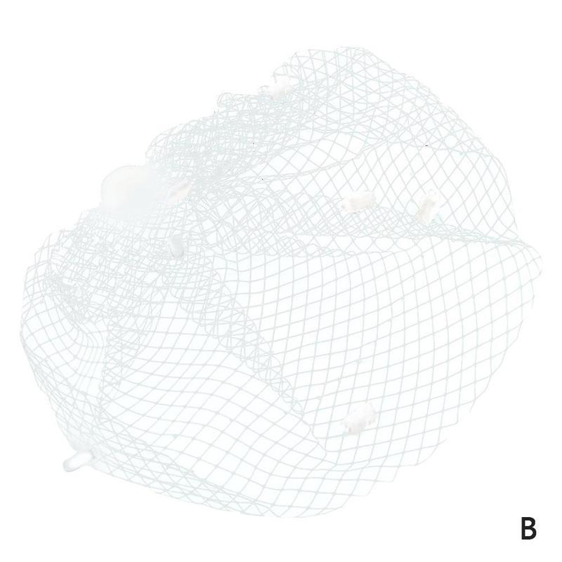 Vintage Simple Bridal Net Birdcage Veils Black Polka Dot Big Mesh Hairpin Brooch Headdress Fascinator Face Veils With Comb