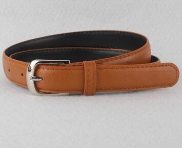 låve fast svart belte gutt uniform dekorasjonsbelte pu brunfarge belte til studenter jente fritidsbukser belter 85cm lange: Solbrun