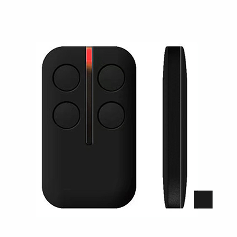 Para AVIDSEN 104250 104700 104251 104257 114253 654300 654250 654100 614701 abridor de puerta de garaje 433,92 MHz Control remoto de puerta: Negro