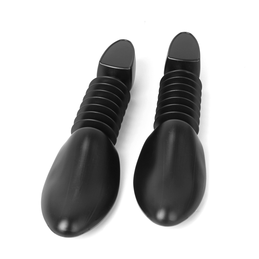 Footful 1 par masculino sapato árvores sapato maca shaper mola de plástico para eua tamanho 7.5-11.5 preto