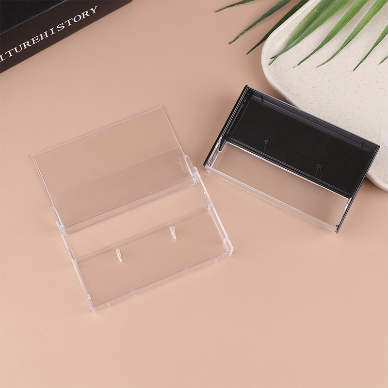 2PCS Recording Blank Cassette Tape Storage Cassette Case Radio Cassette 90 Cassette Box Storage Box