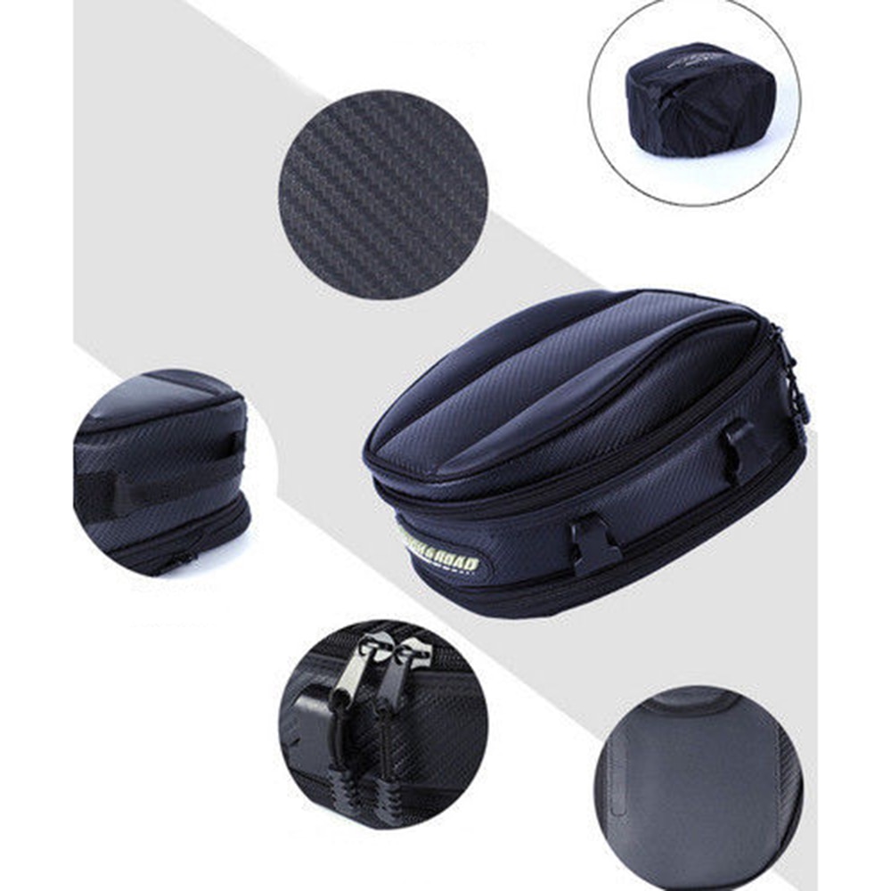 Motorcycle Dual Sport Bag Fuel Tank Top Case Tool Luggage Backpack 7.5L~10L